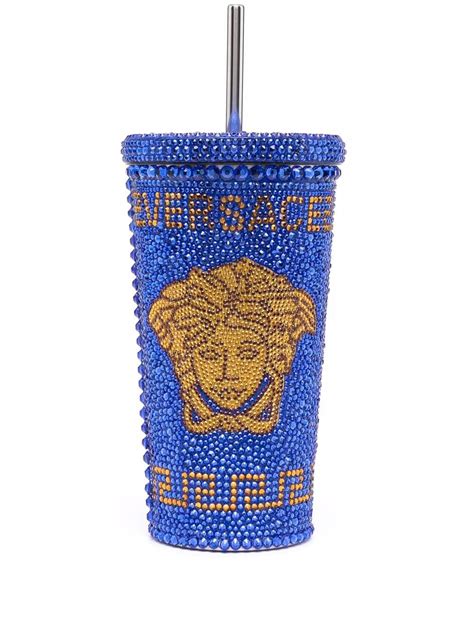 versace rhinestone cup